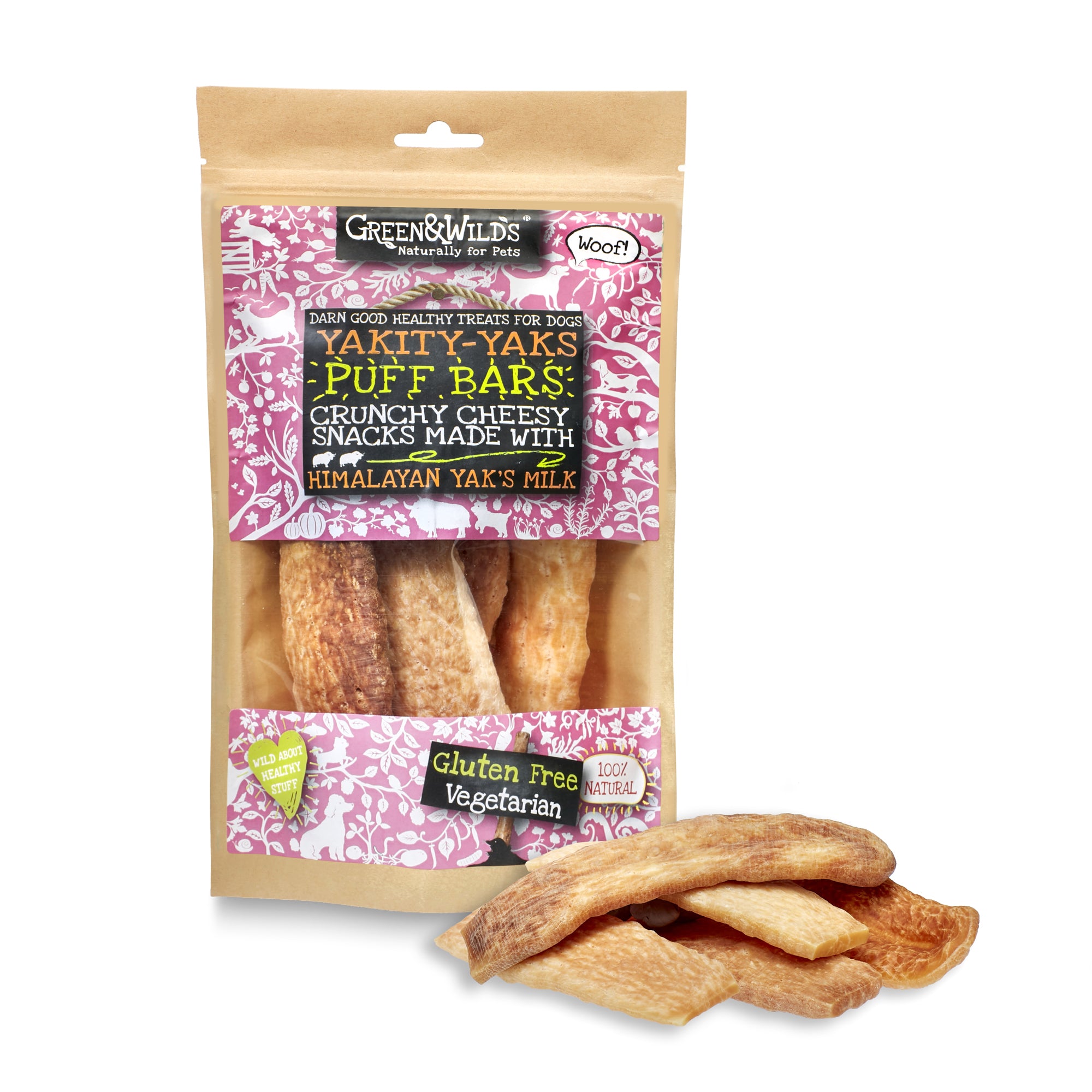 Cheese puff dog treats best sale