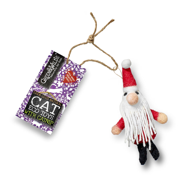 Father Christmouse - Eco Cat toy with catnip