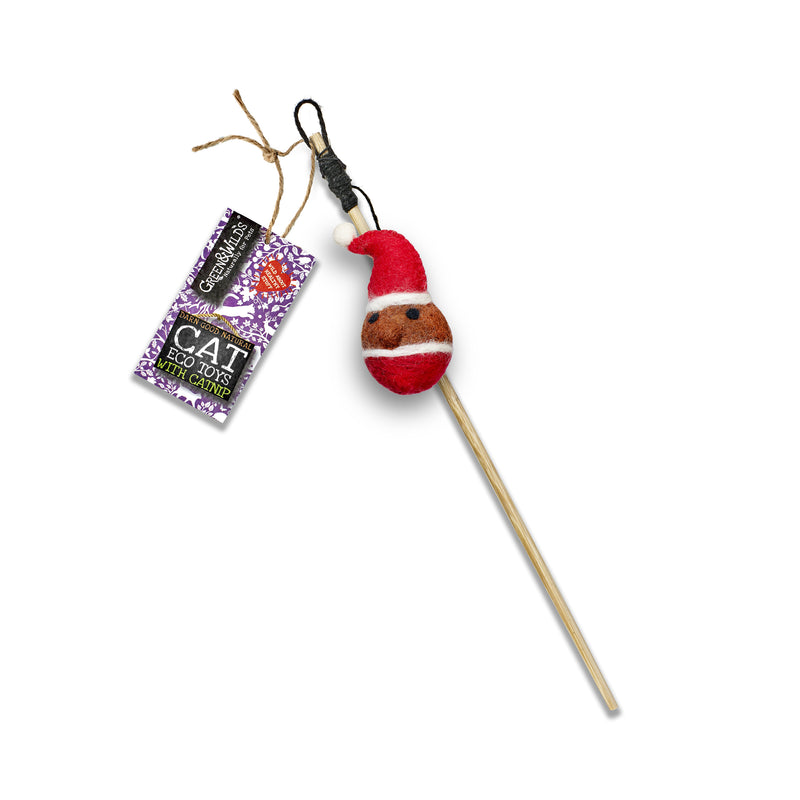 Santa Claws - Eco Teaser toy - with catnip