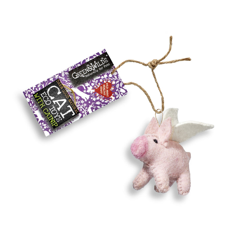 Piggie Sue - Eco Cat toy with catnip