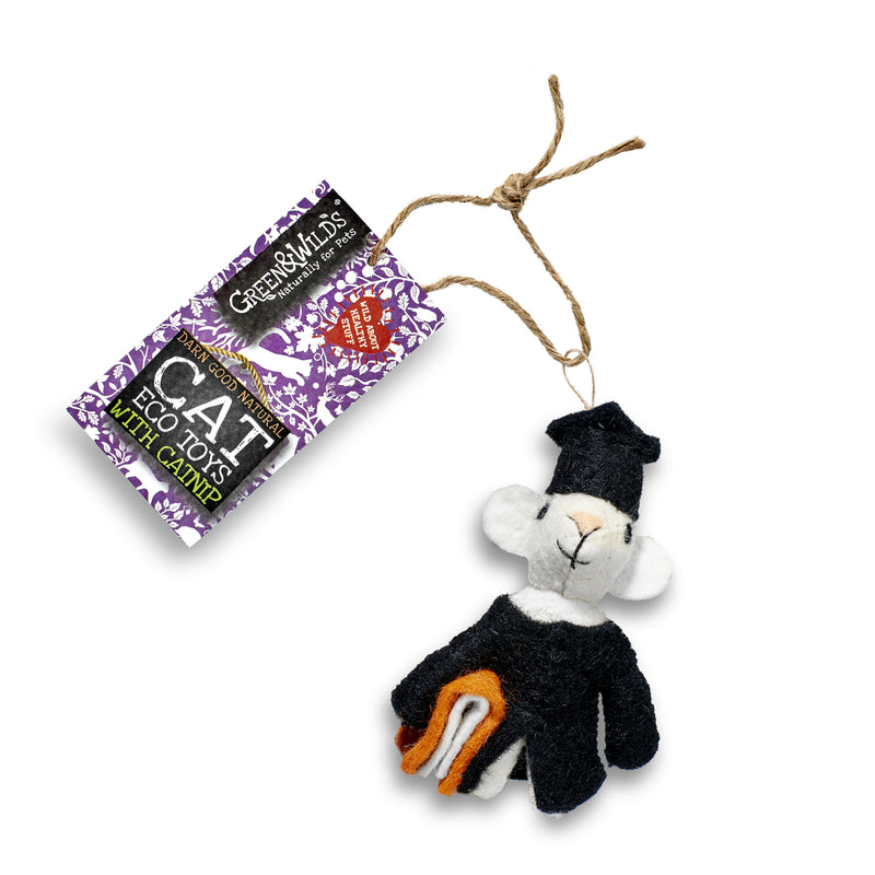 Archibald Mouse - Eco Cat toy with catnip