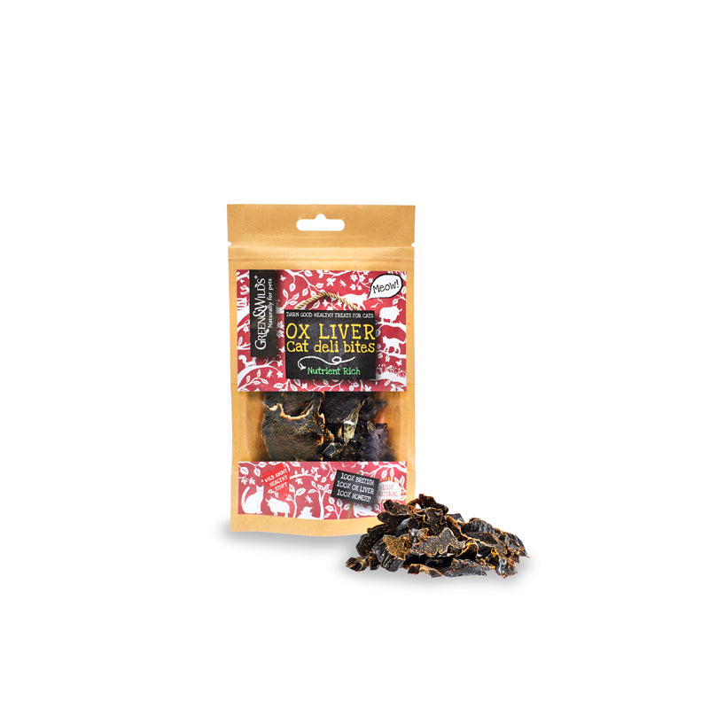 Ox Liver Deli Bites Cats 40g