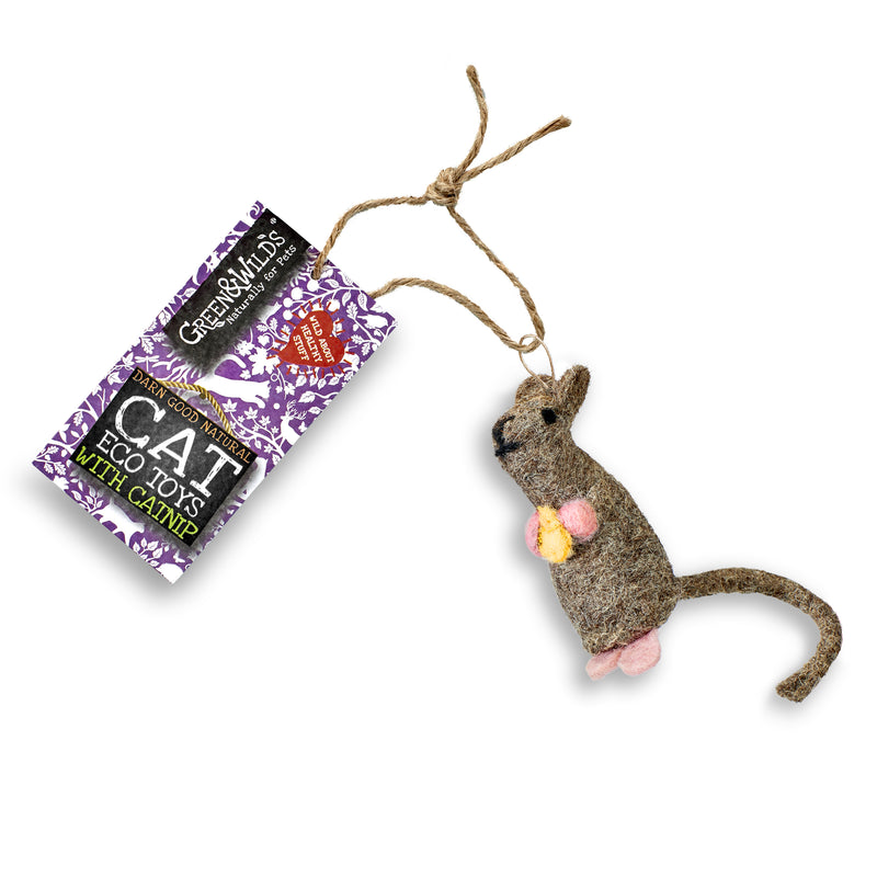 Baby Belle Mouse - Eco Cat toy with catnip