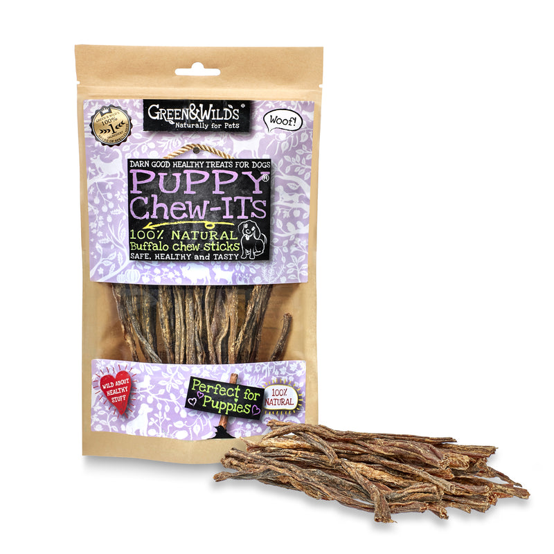 Buffalo Chew Sticks for Puppies 80g Green and Wilds Retail