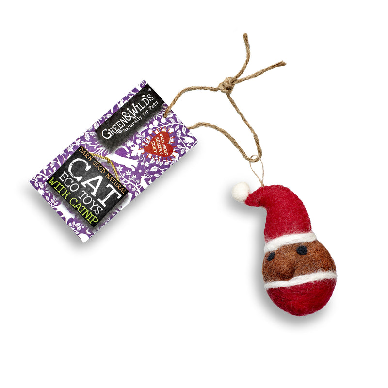 Santa Claws - Eco Cat toy with catnip